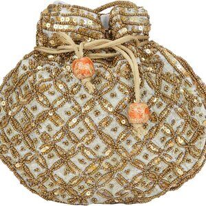 Indian sequence Potli Bag/wedding purse/jewelery purse for girls & women